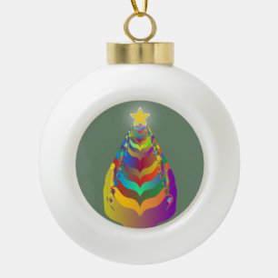 Boule En Céramique Espoir et unité de Noël