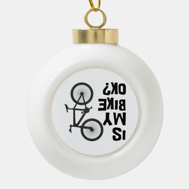 Boule En Céramique Est Mon Vélo OK Funny VTT (Devant)