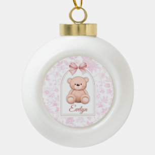 Boule En Céramique Evelyn Conception personnalisée d'ours en peluch