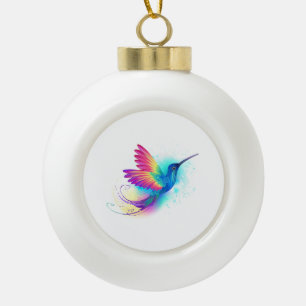 Boule En Céramique Exotic Rainbow Hummingbird