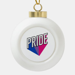 Boule En Céramique Explosion de la fierté bisexuelle