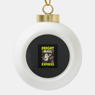 Boule En Céramique Express Courrier d'Effroi d'Halloween