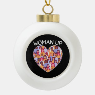 Boule En Céramique Femme Up Feminisme Féministe Femmes Autonomisation