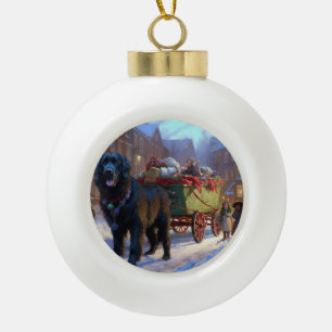 Boule En Céramique Festin de Noël à Terre-Neuve