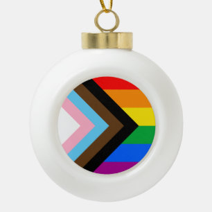 Boule En Céramique Fierté de progrès LGBTQ+