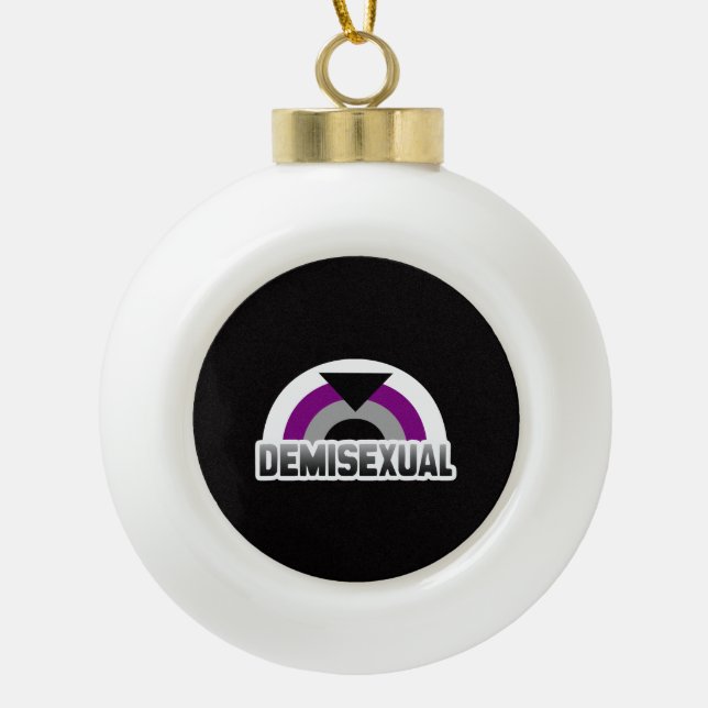 Boule En Céramique Fierté demisexuelle (Devant)