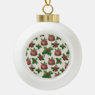 Boule En Céramique gâteau de Noël