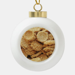 Boule En Céramique Gâteaux de riz soufflé ~ Sucres asiatiques Dessert