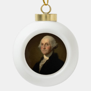 Boule En Céramique George Washington 1er président américain par Stua