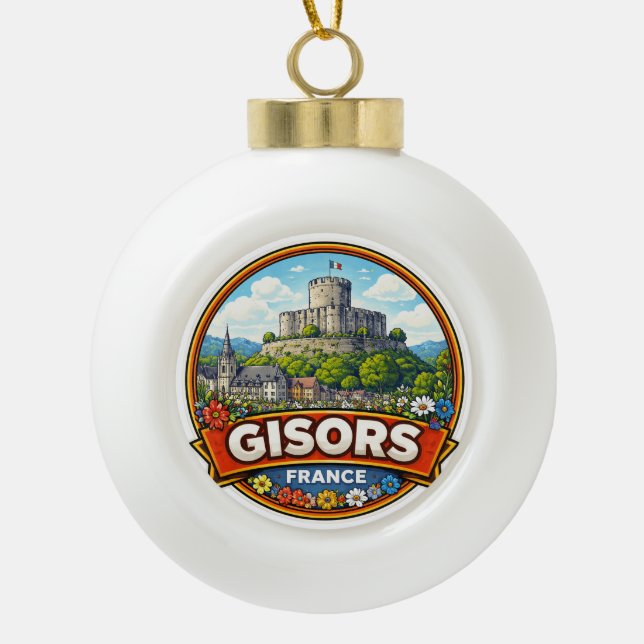 Boule En Céramique Gisors France  (Devant)