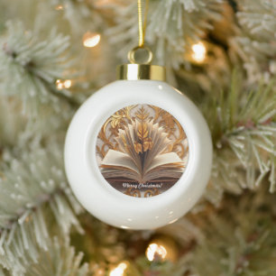 Boule En Céramique "Glow Golden Knowledge"