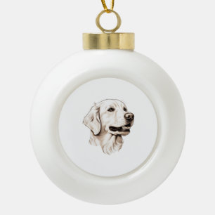 Boule En Céramique Golden Retriever 2