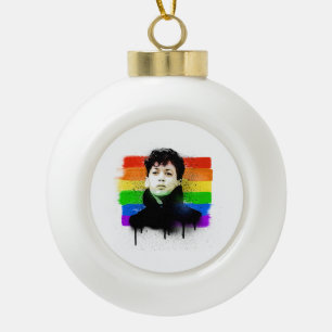 Boule En Céramique Graffiti de la Young Kamala Harris LGBTQ Pride