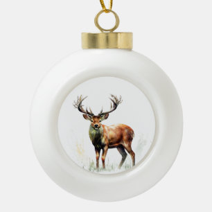 Boule En Céramique Gros Cerf Raté