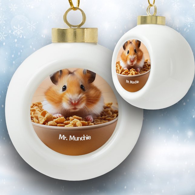 Boule En Céramique Hamster avec les Munches (Créateur téléchargé)