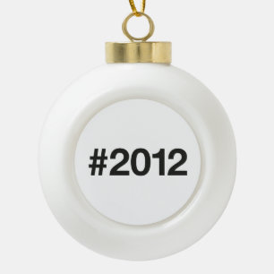 Boule En Céramique Hashtag 13 Anniversaire 2012