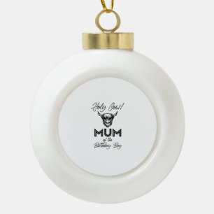 Boule En Céramique Holly Cow Maman Du Boy Birthday Highland Cow 1st