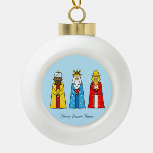 Boule En Céramique Home Sweet Home & Trois Sages