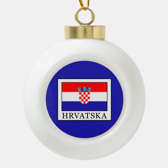 Boule En Céramique Hrvatska (Devant)