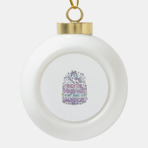 Boule En Céramique Hygiéniste Dentaire Licorne mais Rendez-Le Magique