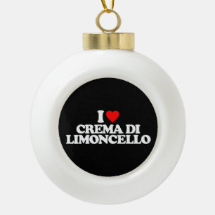 BOULE EN CÉRAMIQUE I LOVE CREMA DI LIMONCELLO