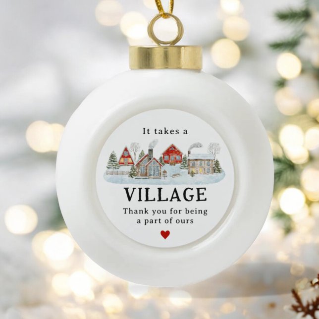 Boule En Céramique Il faut un cadeau de Merci Helper Village (Créateur téléchargé)