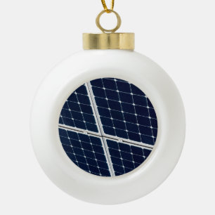 Boule En Céramique Image amusante d'un panneau solaire