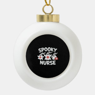 Boule En Céramique Infirmière drôle Halloween