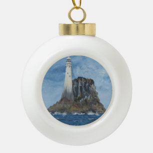 Boule En Céramique Irish Fastnet Lighthouse, Comté de Cork, Irlande T