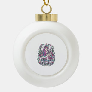 Boule En Céramique Jardin de licorne Sorcière de licorne Vêtements co