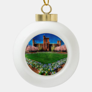 Boule En Céramique Jardin du château de Smithsonian Les fleurs de cer