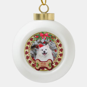 Boule En Céramique Je Vous Woof un Joyeux Noël Cadeau Personnalisé de
