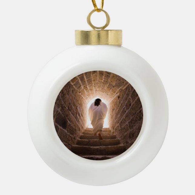 Boule En Céramique Jésus (Devant)
