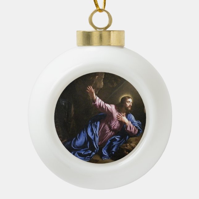 Boule En Céramique Jésus  (Devant)
