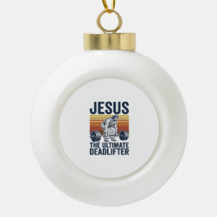 Boule En Céramique Jésus Le Levreur De Poids Ultime Chemise De Gym Vi