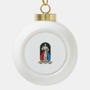 Boule En Céramique Jésus miséricorde divine vintage