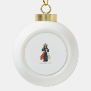 Boule En Céramique Jésus vintage je fais confiance en toi vectoriel r