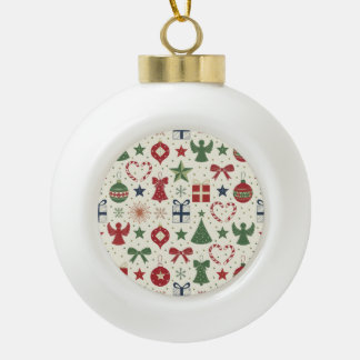 Boule En Céramique Joli papier cadeau à motif festif de fêtes