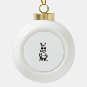 Boule En Céramique joyeuses Pâques lapin de Pâques garçons enfants fi