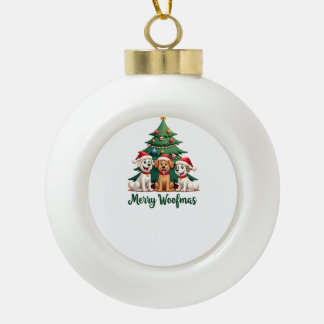 Boule En Céramique Joyeux Woofmas (2)