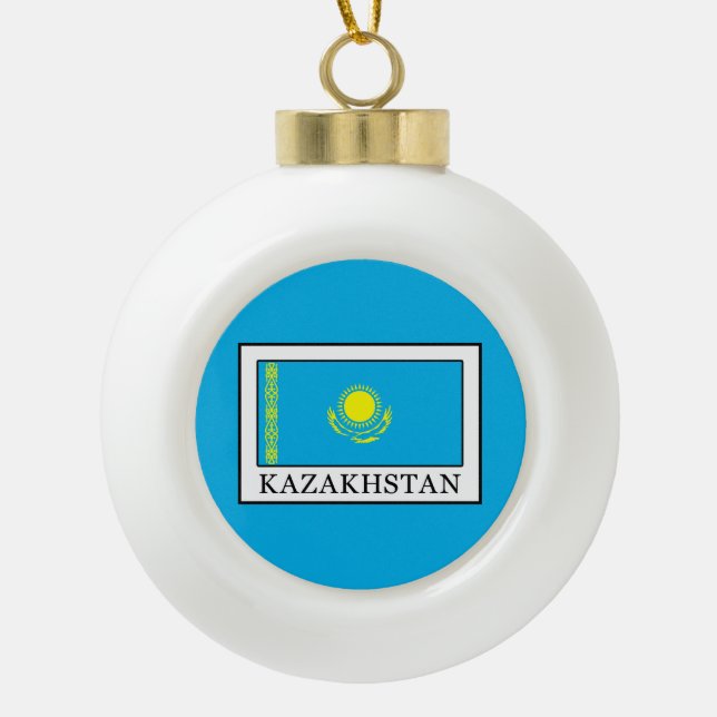 Boule En Céramique Kazakhstan (Devant)