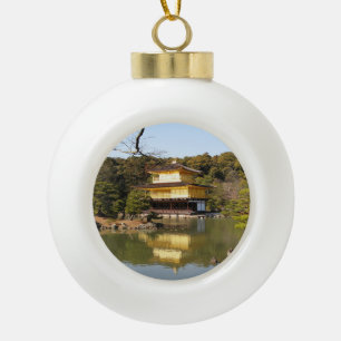 Boule En Céramique Kinkaku-ji 金 閣 Temple 寺 du Pavillon d'Or