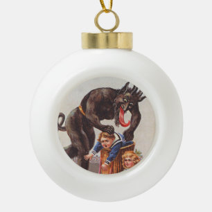 Boule En Céramique Krampus kidnapping