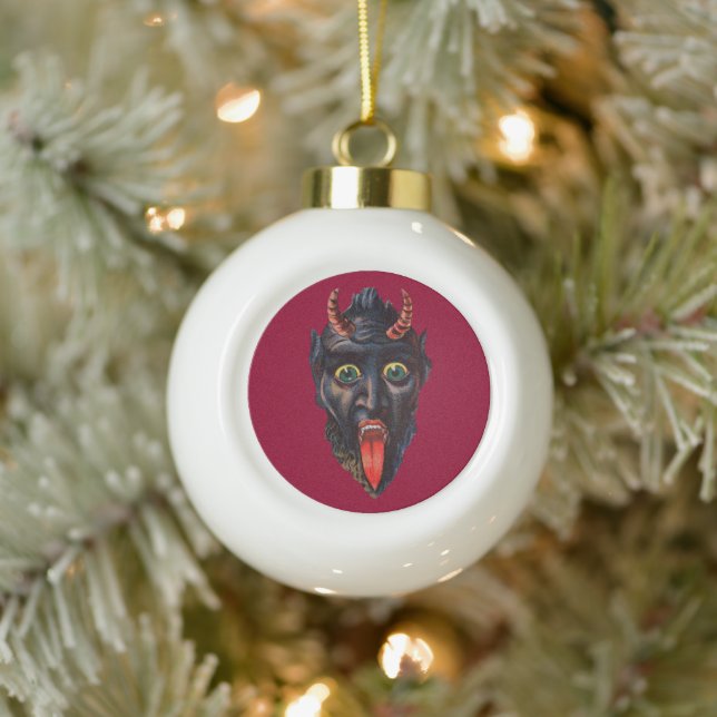 Boule En Céramique Krampus Vintage (Arbre)