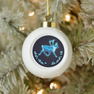 Boule En Céramique Kuvianak Innovia - Caribou bleu (rennes)