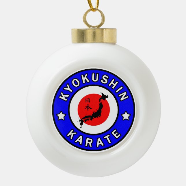 Boule En Céramique Kyokushin Karate (Devant)