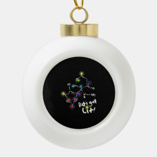 Boule En Céramique Laissons la kétamine de Noël