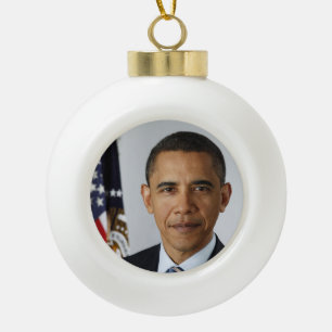 Boule En Céramique Le président américain Barack Obama à la Maison Bl