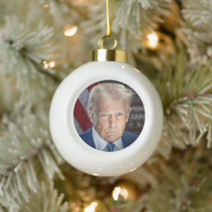 Boule En Céramique Le président américain Donald Trump Tree n'existe 