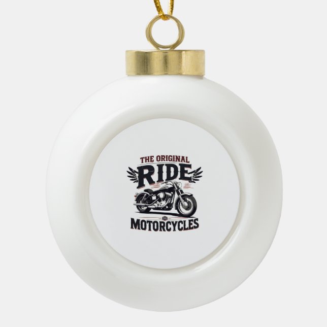 Boule En Céramique le vélo de randonnée original (Devant)